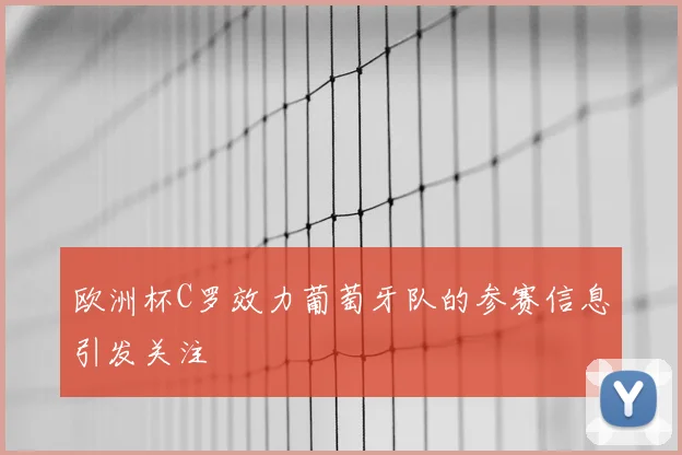 欧洲杯C罗效力葡萄牙队的参赛信息引发关注